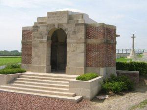 Henry Weatherly Frank Cooper is buried in Duisans British Cemetery, Etrun in France