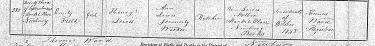 Emily Field Lewis Birth Entry