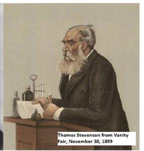 Sir Thomas Stevenson, Toxicologist and expert witness