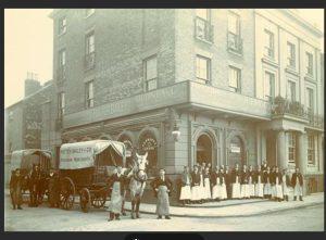 Potter Bailey shop on corner of Ann Street