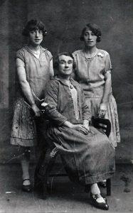 Ethel's sister Eliza with her two daughters