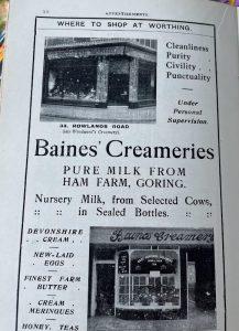 Baines’ Creameries, West Worthing