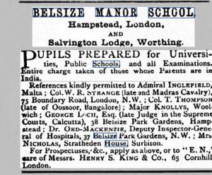 Belsize Salvington ad