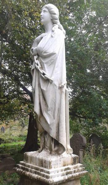 Mary Liversedge Simpson (buried 1900) headstone