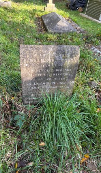 Image of headstone for Sarah Jackson